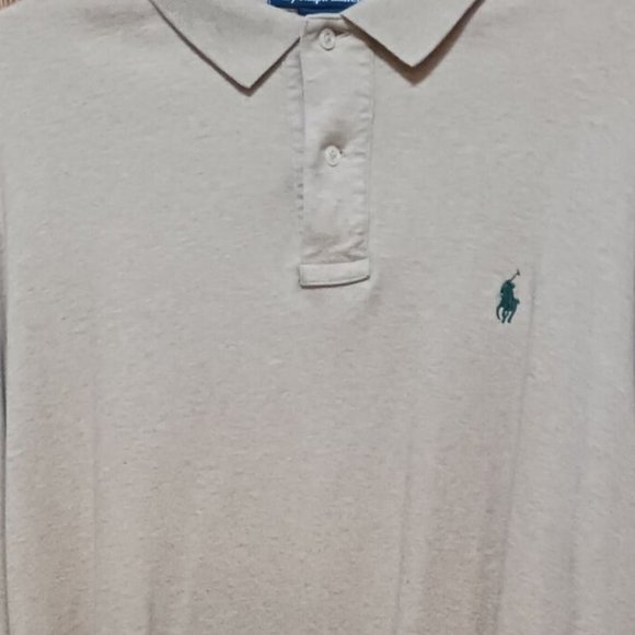 Polo (Ralph Lauren)-(Tan/Brown)-(Long Sleeve)-(Pre-owned)-(Size M)-$25.00 - Picture 3 of 4